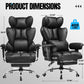 Office Chair Ergonomic Leather High Back - ElectronAge