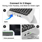 Wireless Controller Keyboard for PS5/PS5 Pro Slim, Bluetooth 3.0Mini Portable Gamepad Chatpad with Built-in Speaker&3.5MM Audio