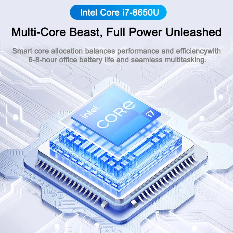 Intel Core i7 8650U 15.6" Ultra Slim Laptop - ElectronAge