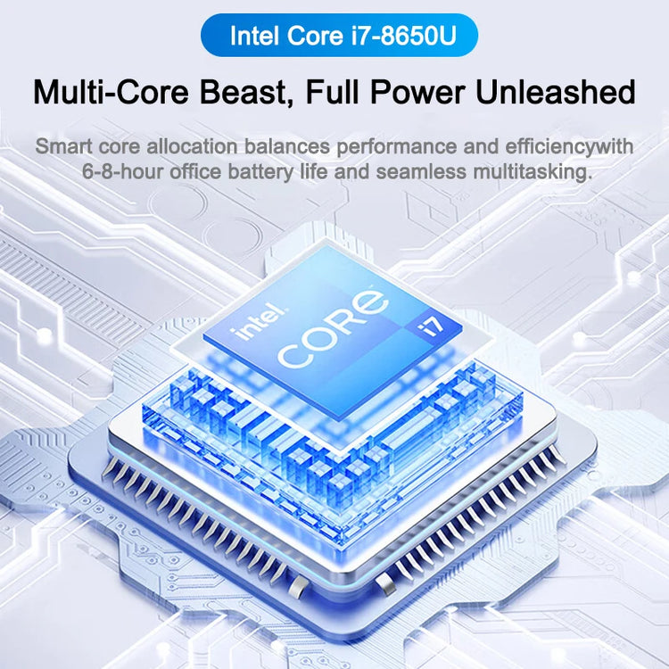 Intel Core i7 8650U 15.6" Ultra Slim Laptop - ElectronAge
