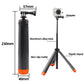 Roreta New Underwater Buoyancy bar Diving Extendable Selfie Stick Tripod For Gopro Insta360 DJI OSMO Action Camera Accessories