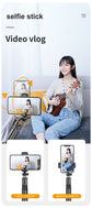 Roreta 2025 foldable Tripod for Smartphone,phone Stand with Bluetooth shutter,Wireless Selfie Stick brackets with Phone Holder