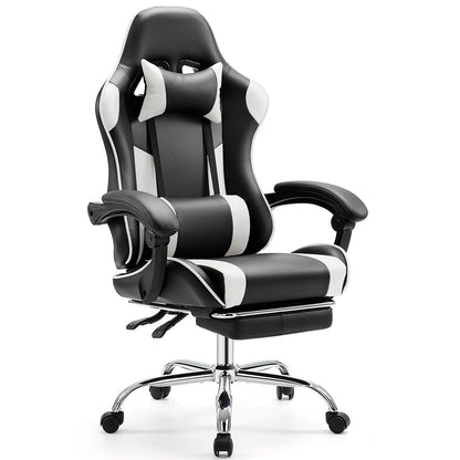 JHK Ergonomic Racing Gaming Chair Adjustable Swivel - ElectronAge