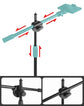 Roreta new Horizontal Tripod for Phone Smartphone Table Overhead Stand for Mobile Cellphone Filming Photography Articulated Arm