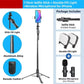 Roreta 1.7M wireless convenient remote control selfie tripod foldable stand with light smartphone stand for iPhone xiaomi