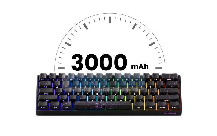 Akko MonsGeek FUN60 Mechanical Keyboard - ElectronAge