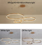 AeroLight Modern Led Ceiling Chandelier Circular Ring
