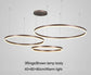 AeroLight Modern Led Ceiling Chandelier Circular Ring