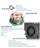 120mm BBQ Fan Adjustable Blower Fan For BBQ Heater Blower Air Blower Cooking Speed Controller Outdoor Portable Machine