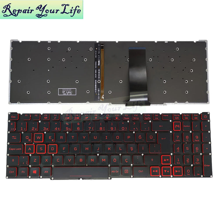 PT-BR Brazil US RU backlit keyboard For Acer Nitro 5 - ElectronAge