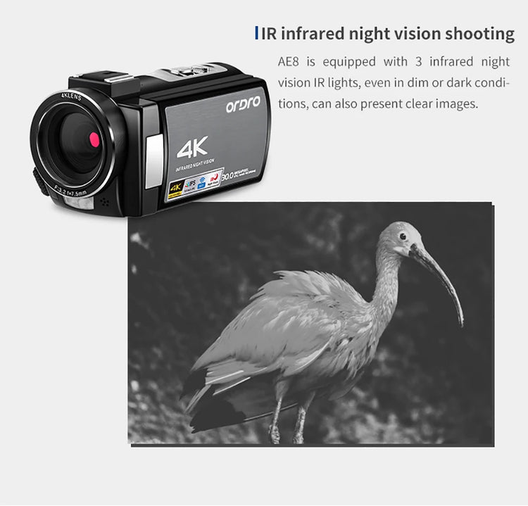 ANBONKER AE8 4K Sport Digital Video Camera - ElectronAge