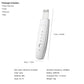 6 in 1 EMS Ultrasonic Skin Scrubber ION LED Photon Skin Lifting Massager Face Spatula Blackhead Remover Facial Deep Cleansing