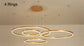 AeroLight Modern Led Ceiling Chandelier Circular Ring