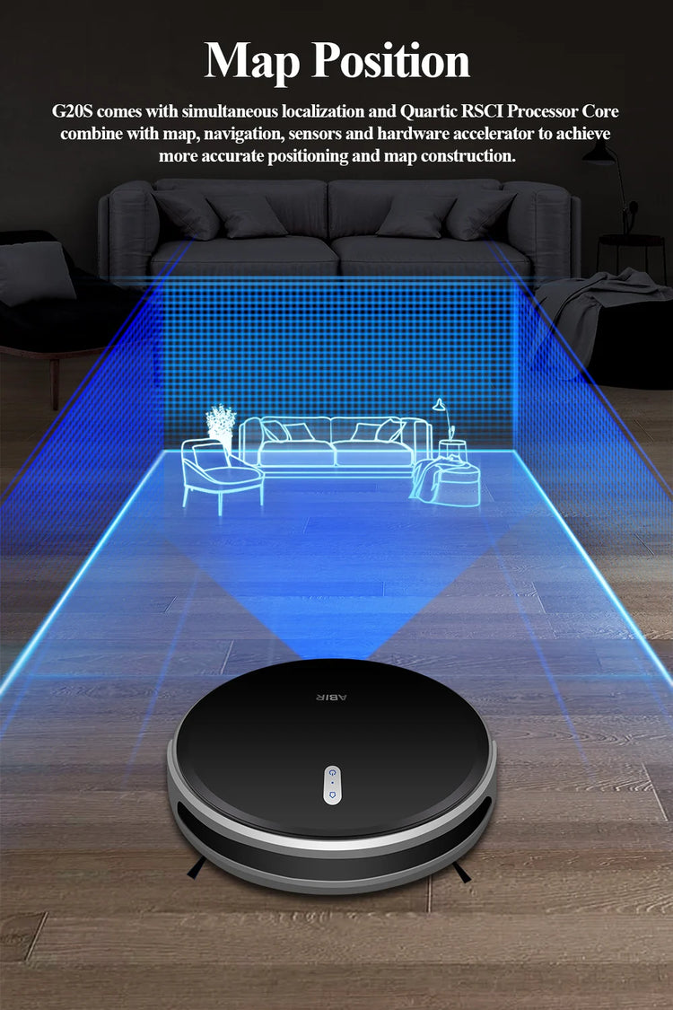 ABIR G20S Robot Vacuum Cleaner - ElectronAge