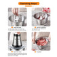 BioloMix 2 Speeds 500W Stainless Steel 2L Capacity Electric Chopper Meat Grinder Mincer Food Processor Slicer