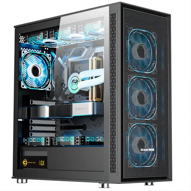 Aotesier Gaming PC With AMD A8-7680 Processor/16 GB RAM/512G SSD/Windows 11 Home with AMD Radeon R7 Graphics white pc gamer - ElectronAge