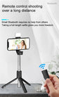 50pcs P20S R1 R1S Bluetooth Wireless Remote Selfie Stick LED light Extendable Foldable Handheld Monopod Tripod Stand Holder