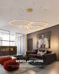 AeroLight Modern Led Ceiling Chandelier Circular Ring