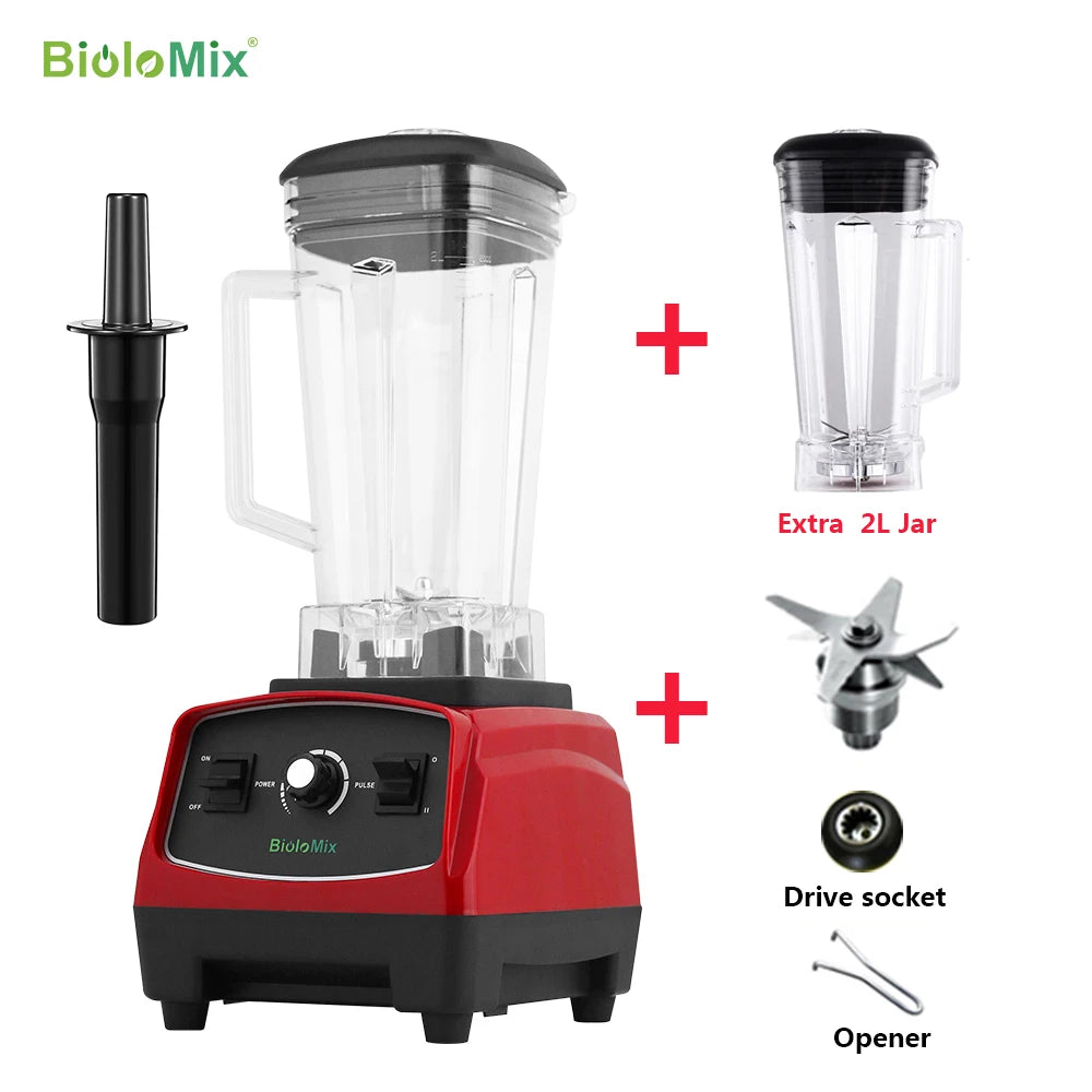 BPA Free 3HP 2200W Heavy Duty Grade Blender - ElectronAge