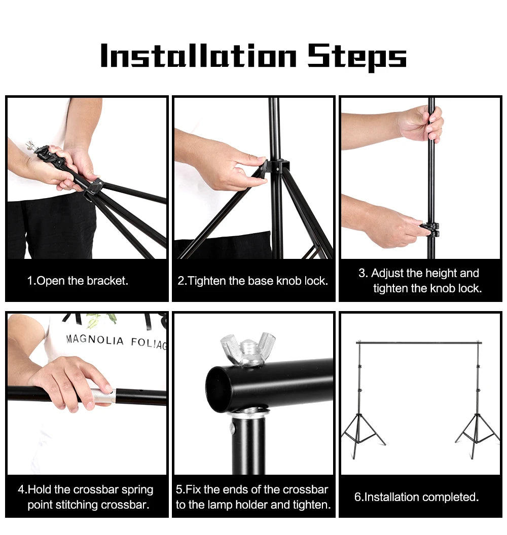 SnapStand Pro 2.6x3M/8.5x10ft Photo Video Studio Backdrop - ElectronAge