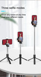 50pcs P20S R1 R1S Bluetooth Wireless Remote Selfie Stick LED light Extendable Foldable Handheld Monopod Tripod Stand Holder