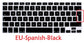 Spanish For Macbook Pro Retina 13 15 Air 13 EU US Spanish Keyboard Cover Soft Silicon A1466 A1278 A1286 Keyboard Protector Skin