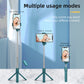 50pcs P20S R1 R1S Bluetooth Wireless Remote Selfie Stick LED light Extendable Foldable Handheld Monopod Tripod Stand Holder