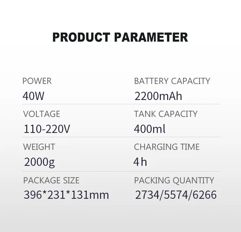 YunlinLi Wireless Steam Mop Vacuum - ElectronAge