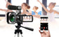 Video Camera 4K Professional for YouTube Live Streaming, Ordro AC5 12X Optical Zoom Full HD Blogger Camcorder Vlog Cameras