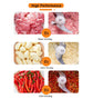 BioloMix 2 Speeds 500W Stainless Steel 2L Capacity Electric Chopper Meat Grinder Mincer Food Processor Slicer