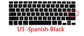 Spanish For Macbook Pro Retina 13 15 Air 13 EU US Spanish Keyboard Cover Soft Silicon A1466 A1278 A1286 Keyboard Protector Skin