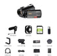 Video Camera 4K Professional for YouTube Live Streaming, Ordro AC5 12X Optical Zoom Full HD Blogger Camcorder Vlog Cameras