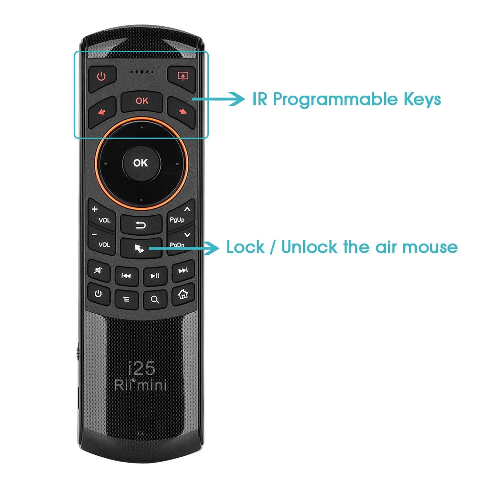 Rii i25 2.4G Mini Wirless Air Mouse Keyboard - ElectronAge