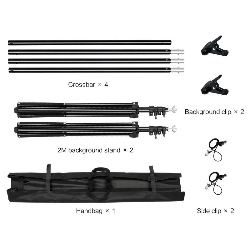 SnapStand Pro 2.6x3M/8.5x10ft Photo Video Studio Backdrop - ElectronAge