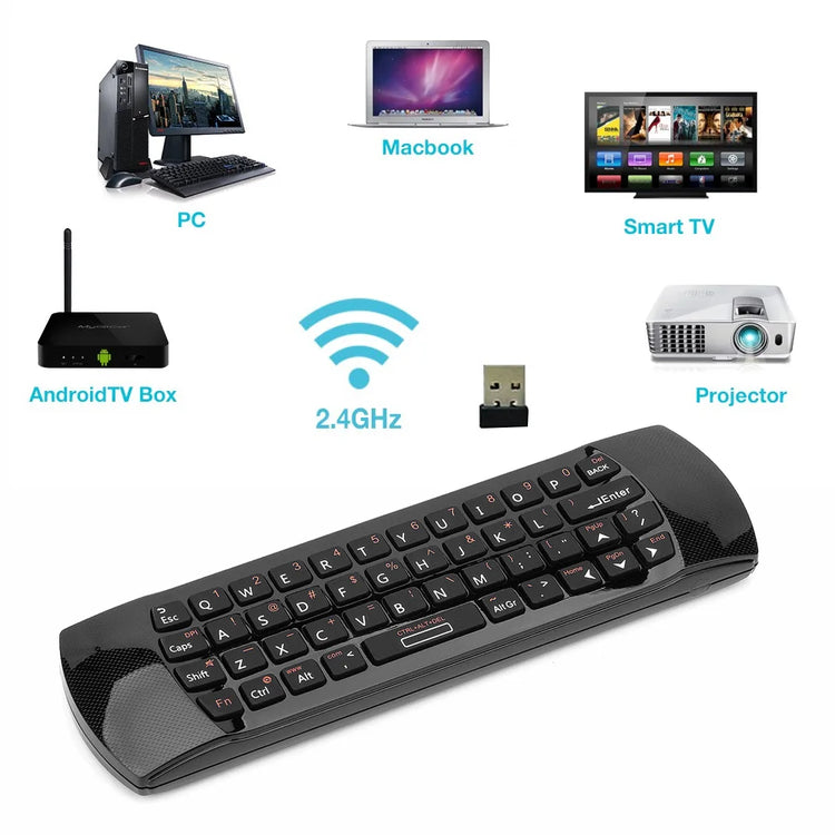 Rii i25 2.4G Mini Wirless Air Mouse Keyboard - ElectronAge