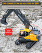 Double E E568 RC Excavator 17 Channel 1:16 3 IN 1 RC Engineering Car - ElectronAge