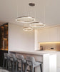 AeroLight Modern Led Ceiling Chandelier Circular Ring