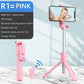 50pcs P20S R1 R1S Bluetooth Wireless Remote Selfie Stick LED light Extendable Foldable Handheld Monopod Tripod Stand Holder
