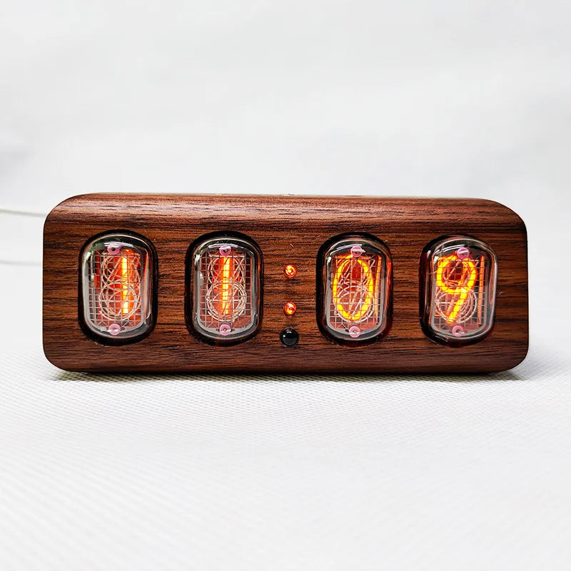 4-Bit IN12 Retro Glow Tube Clock - ElectronAge