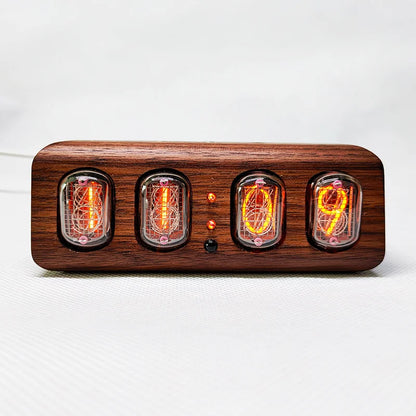 4-Bit IN12 Retro Glow Tube Clock - ElectronAge