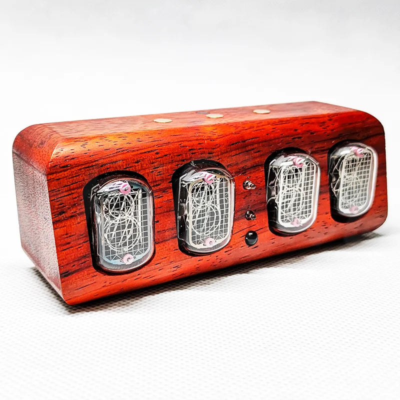 4-Bit IN12 Retro Glow Tube Clock - ElectronAge