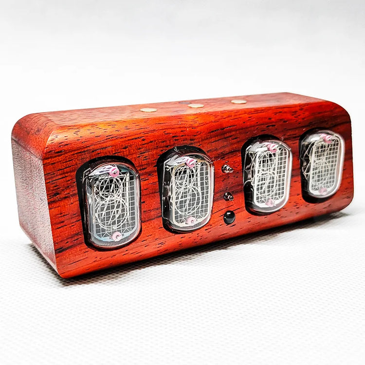 4-Bit IN12 Retro Glow Tube Clock - ElectronAge