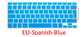 Spanish For Macbook Pro Retina 13 15 Air 13 EU US Spanish Keyboard Cover Soft Silicon A1466 A1278 A1286 Keyboard Protector Skin