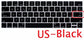 Soft for Macbook Pro 13 15 touch bar 2016 2019 Spanish EU US Keyboard Cover Silicon A1706 A1707 A1989 A1990 Keyboard Protector