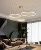AeroLight Modern Led Ceiling Chandelier Circular Ring