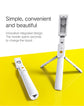 50pcs P20S R1 R1S Bluetooth Wireless Remote Selfie Stick LED light Extendable Foldable Handheld Monopod Tripod Stand Holder
