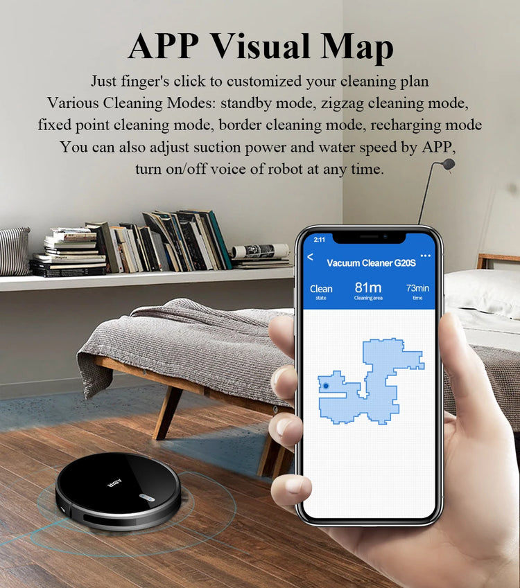 ABIR G20S Robot Vacuum Cleaner - ElectronAge