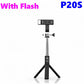 50pcs P20S R1 R1S Bluetooth Wireless Remote Selfie Stick LED light Extendable Foldable Handheld Monopod Tripod Stand Holder