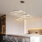 AeroLight Modern Led Ceiling Chandelier Circular Ring
