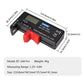 18650 Battery Tester + Portable Storage Protective Case Box For aaa/aa/18650/9V Battery Organizer Container Cover For Battery